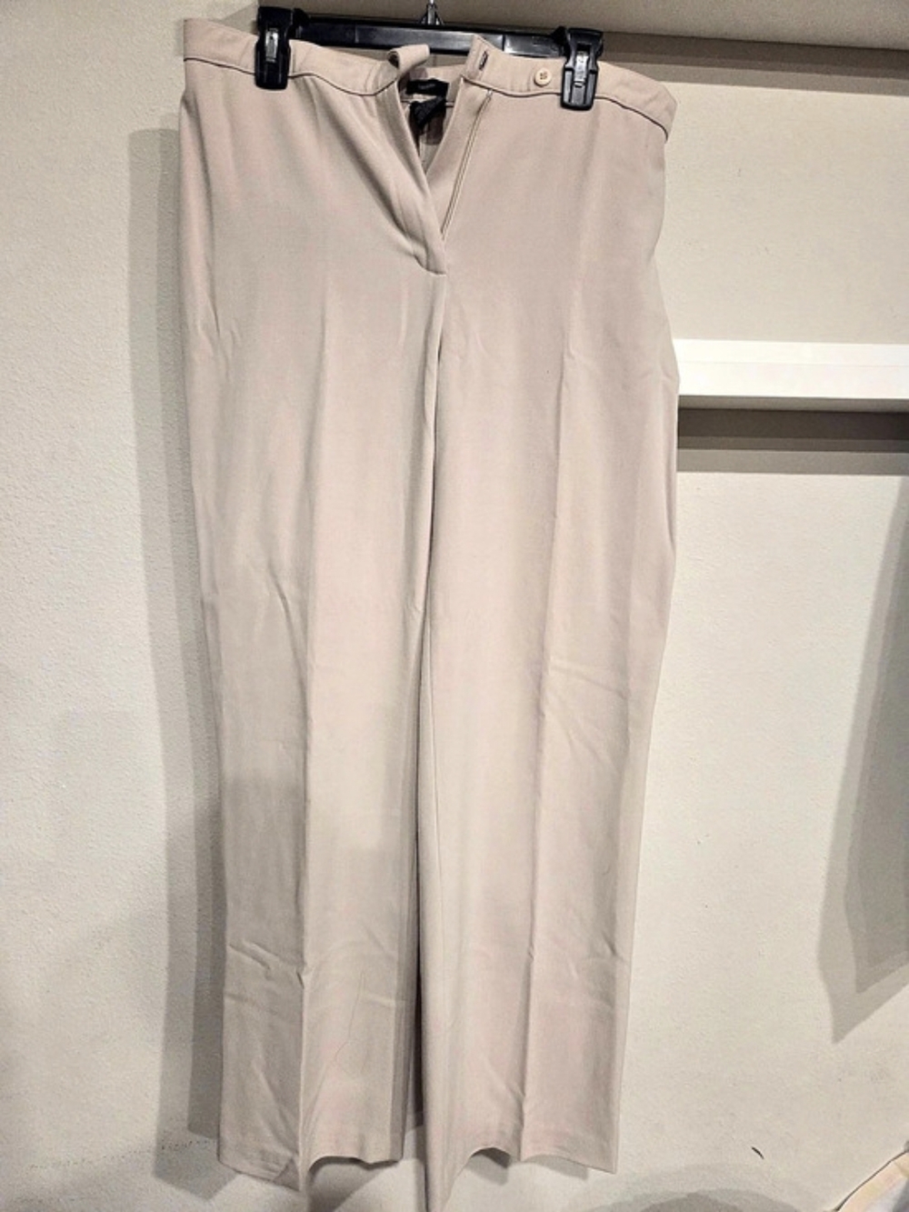 Hagger Straight Leg Pants Beige Size 12